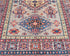 3x5 Gray Kazak Afghan Hand Knotted Geometric Wool Area Rug